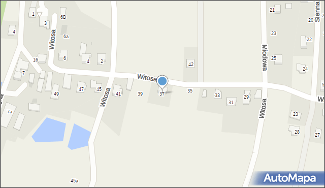 Jawiszowice, Witosa Wincentego, 37, mapa Jawiszowice
