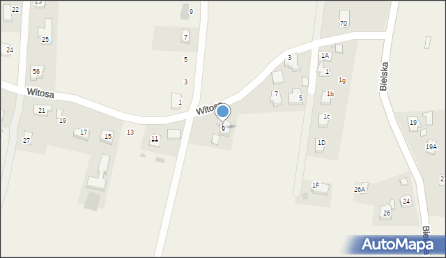 Jawiszowice, Witosa Wincentego, 9, mapa Jawiszowice
