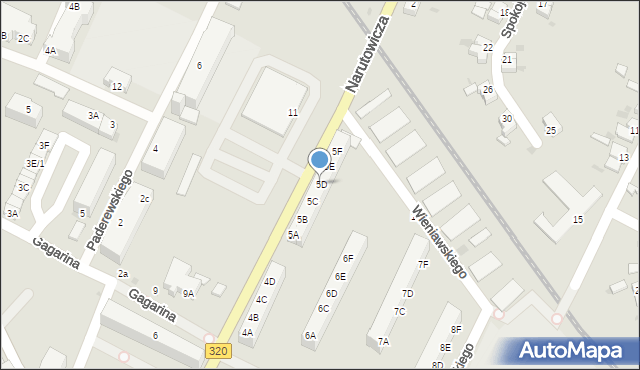 Jawor, Wieniawskiego Henryka, 5D, mapa Jawor