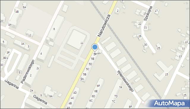 Jawor, Wieniawskiego Henryka, 5F, mapa Jawor