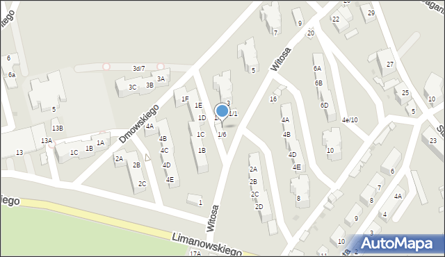 Jawor, Witosa Wincentego, 1/5, mapa Jawor