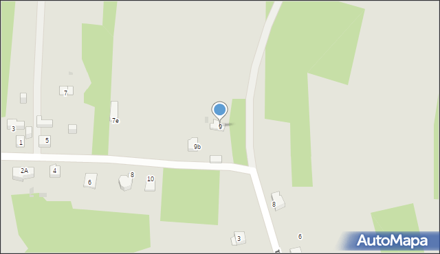 Jaworzno, Wiosenna, 9, mapa Jaworzno