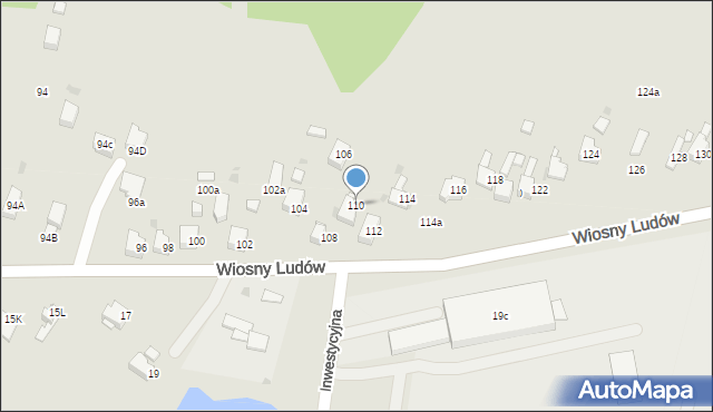 Jaworzno, Wiosny Ludów, 110, mapa Jaworzno