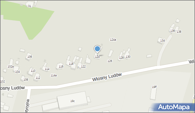 Jaworzno, Wiosny Ludów, 124, mapa Jaworzno