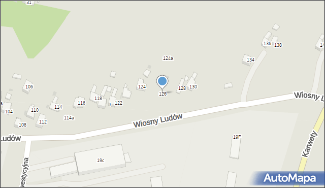 Jaworzno, Wiosny Ludów, 126, mapa Jaworzno