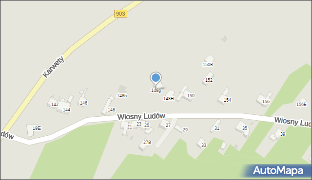 Jaworzno, Wiosny Ludów, 148g, mapa Jaworzno