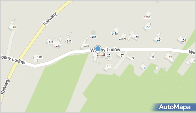 Jaworzno, Wiosny Ludów, 21, mapa Jaworzno