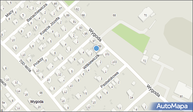 Jaworzno, Witkiewicza Stanisława Ignacego, 1, mapa Jaworzno