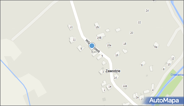 Jedlicze, Wierzbowa, 7, mapa Jedlicze