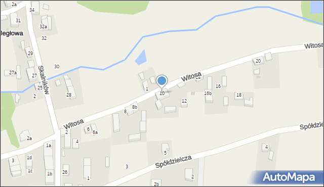Jegłowa, Witosa Wincentego, 10, mapa Jegłowa
