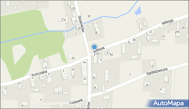 Jegłowa, Witosa Wincentego, 2, mapa Jegłowa