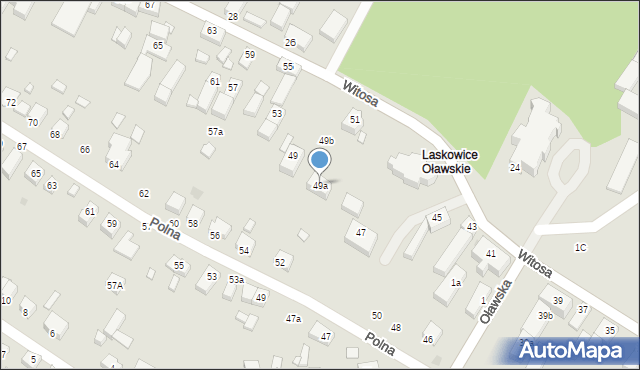 Jelcz-Laskowice, Witosa Wincentego, 49a, mapa Jelcz-Laskowice
