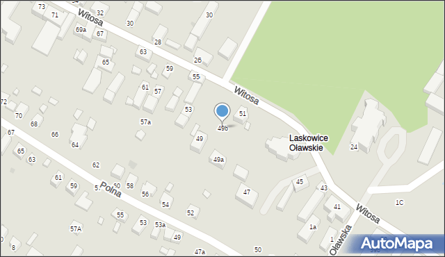 Jelcz-Laskowice, Witosa Wincentego, 49b, mapa Jelcz-Laskowice