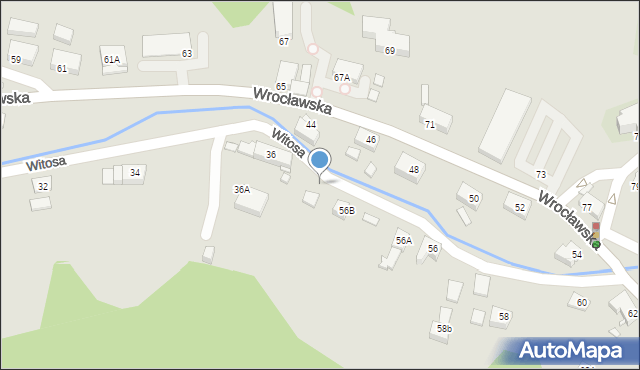 Jelenia Góra, Witosa Wincentego, 38, mapa Jelenia Góra