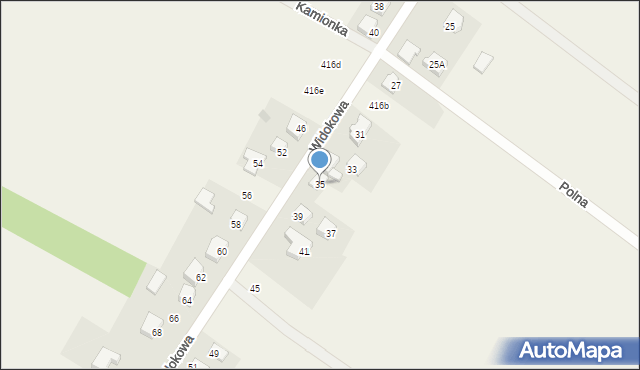 Jerzmanowice, Widokowa, 35, mapa Jerzmanowice