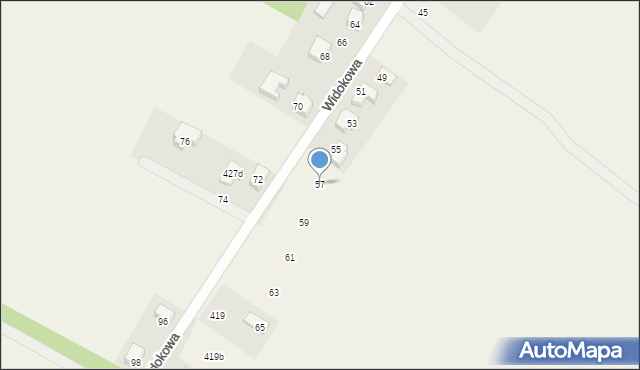 Jerzmanowice, Widokowa, 57, mapa Jerzmanowice