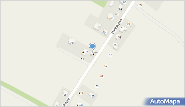 Jerzmanowice, Widokowa, 72, mapa Jerzmanowice