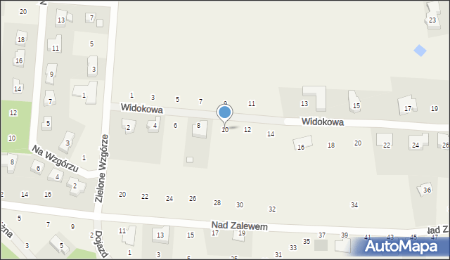 Jerzykowo, Widokowa, 10, mapa Jerzykowo