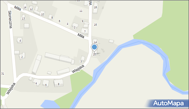 Jurczyce, Wiejska, 10, mapa Jurczyce