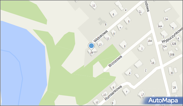 Juszkowo, Widokowa, 15, mapa Juszkowo