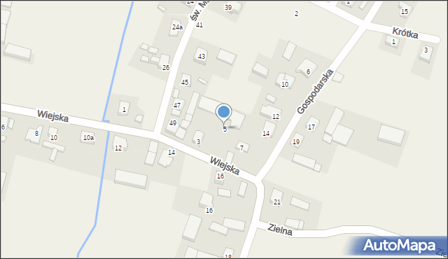 Kaczanowo, Wiejska, 5, mapa Kaczanowo