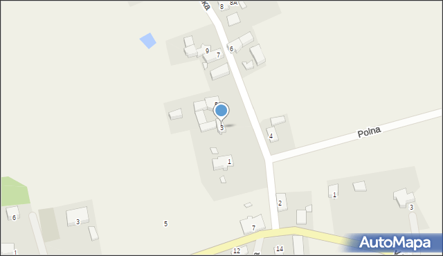 Kaczenice, Wiejska, 3, mapa Kaczenice