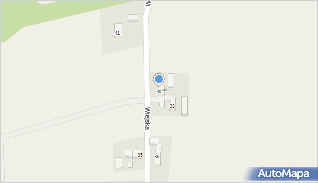 Kaczenice, Wiejska, 40, mapa Kaczenice