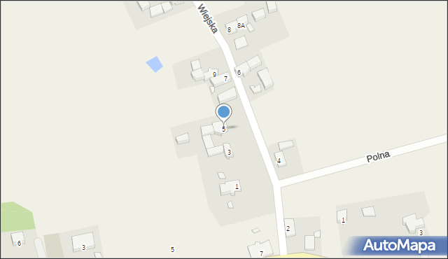 Kaczenice, Wiejska, 5, mapa Kaczenice