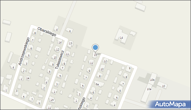 Kąkolewo, Wilkońskiego, 13, mapa Kąkolewo