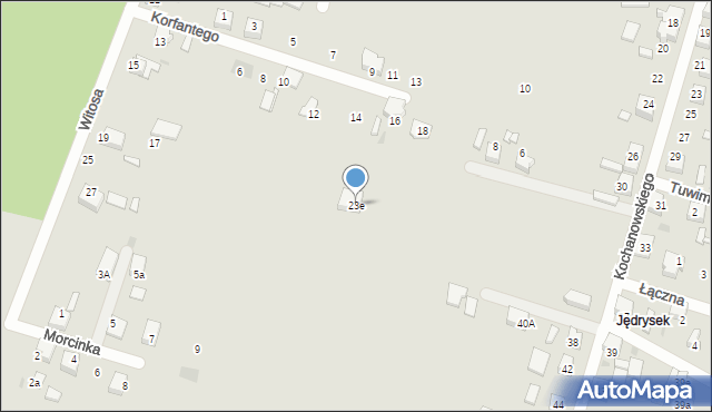 Kalety, Witosa Wincentego, 23e, mapa Kalety