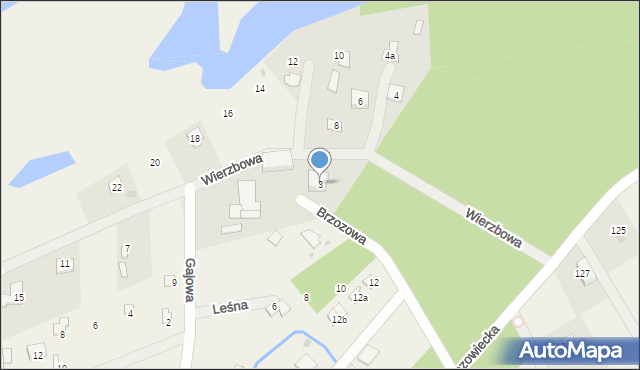 Kamieńczyk, Wierzbowa, 3, mapa Kamieńczyk