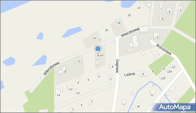 Kamieńczyk, Wierzbowa, 7, mapa Kamieńczyk