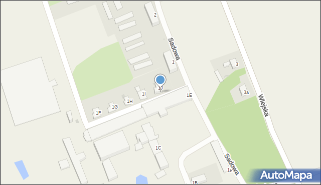 Kamieniec, Wiejska, 1ja, mapa Kamieniec