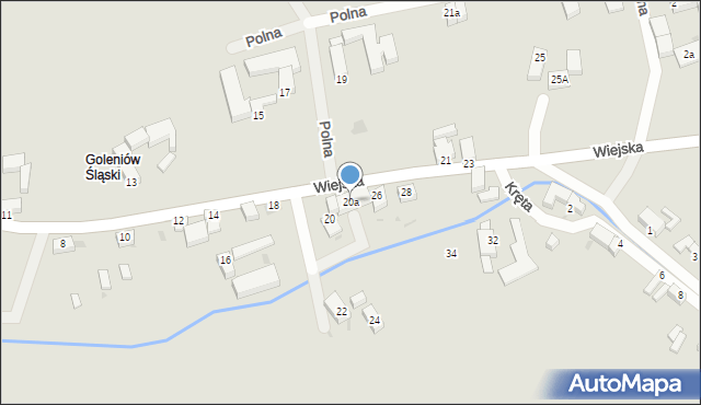 Kamieniec Ząbkowicki, Wiejska, 20a, mapa Kamieniec Ząbkowicki