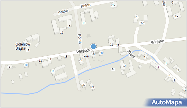 Kamieniec Ząbkowicki, Wiejska, 26, mapa Kamieniec Ząbkowicki