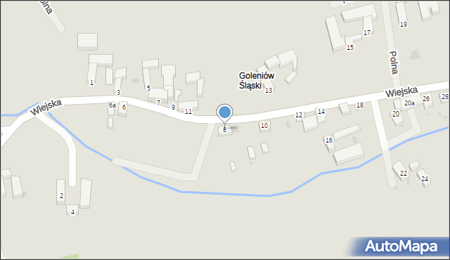 Kamieniec Ząbkowicki, Wiejska, 8, mapa Kamieniec Ząbkowicki