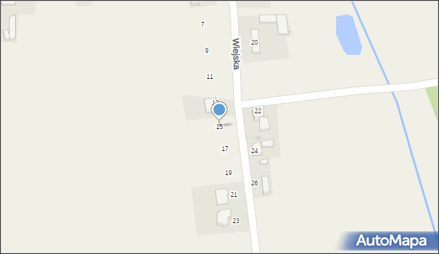 Karchowice, Wiejska, 15, mapa Karchowice