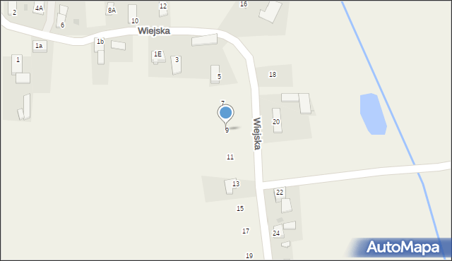 Karchowice, Wiejska, 9, mapa Karchowice