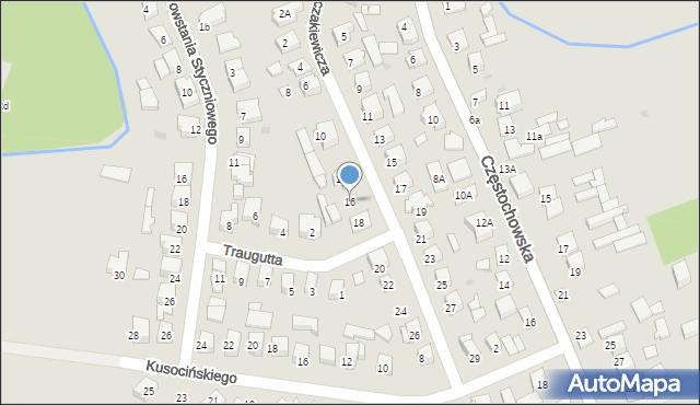 Karczew, Winczakiewicza Jakuba, 16, mapa Karczew