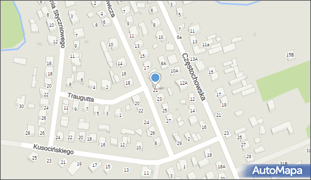 Karczew, Winczakiewicza Jakuba, 21, mapa Karczew