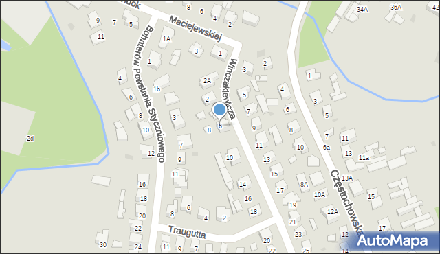 Karczew, Winczakiewicza Jakuba, 6, mapa Karczew