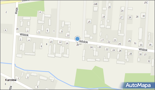 Karolew, Widok, 16, mapa Karolew
