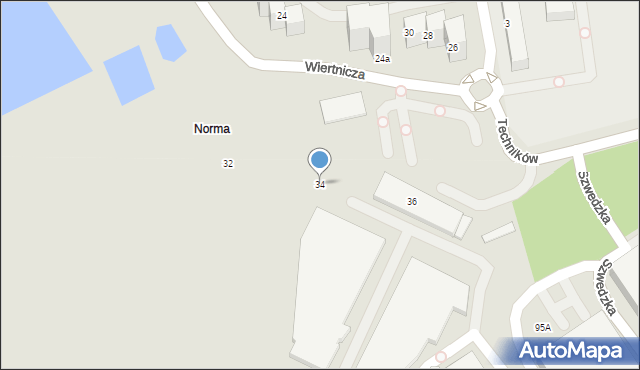 Katowice, Wiertnicza, 34, mapa Katowic