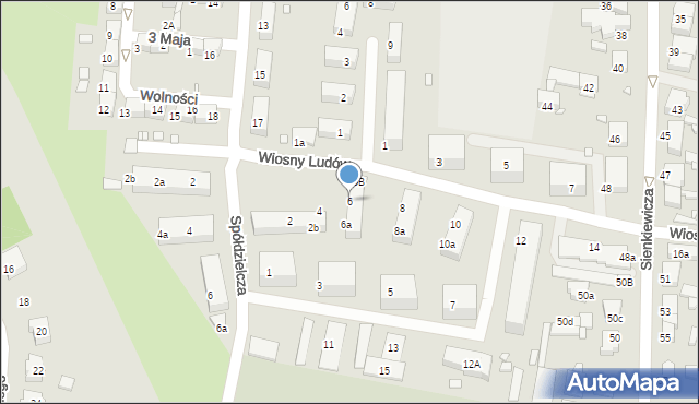 Kępno, Wiosny Ludów, 6, mapa Kępno