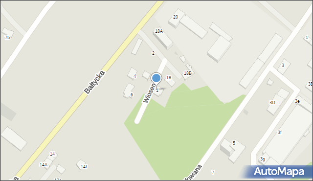 Kętrzyn, Wiosenna, 1, mapa Kętrzyn