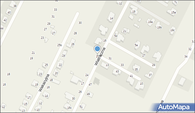 Kiekrz, Wiatraczna, 18, mapa Kiekrz