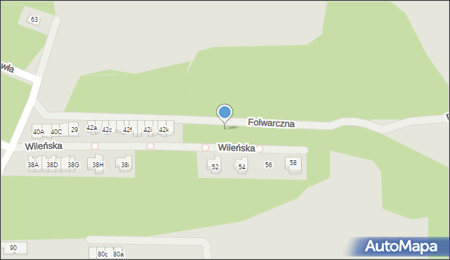 Kielce, Wileńska, 59, mapa Kielc