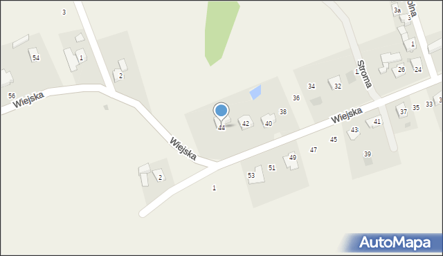 Kisielów, Wiejska, 44, mapa Kisielów