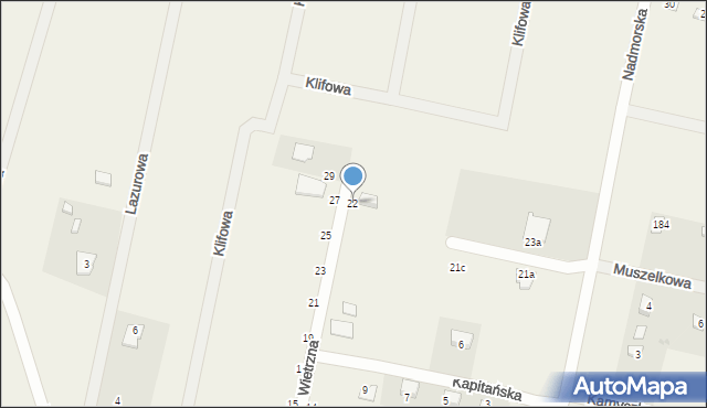 Kładno, Wietrzna, 22, mapa Kładno