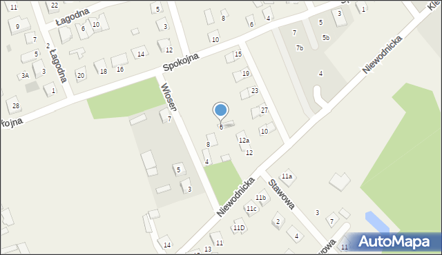 Klepacze, Wiosenna, 6, mapa Klepacze